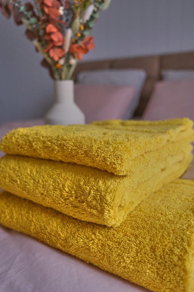 Drap de Bain 100x140 "Miel" en Coton 100 % Biologique 3
