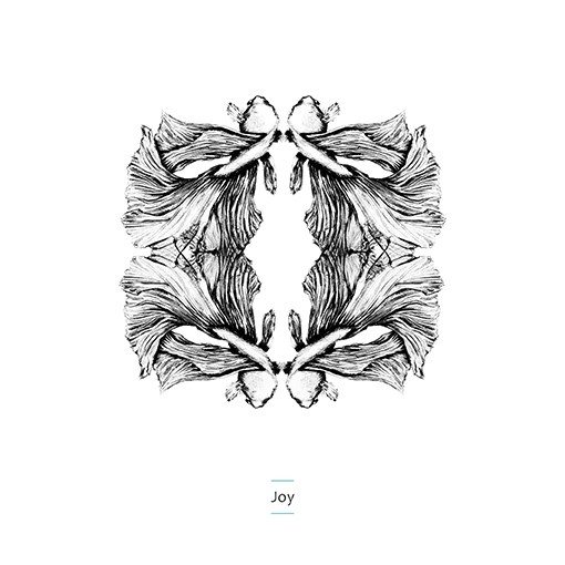 illustration, poisson, noir&blanc, fine art