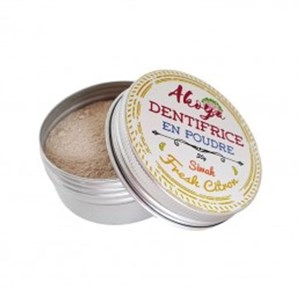 Dentifrice en poudre, parfum citron