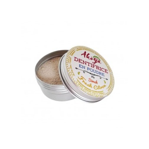 Dentifrice en poudre, parfum citron