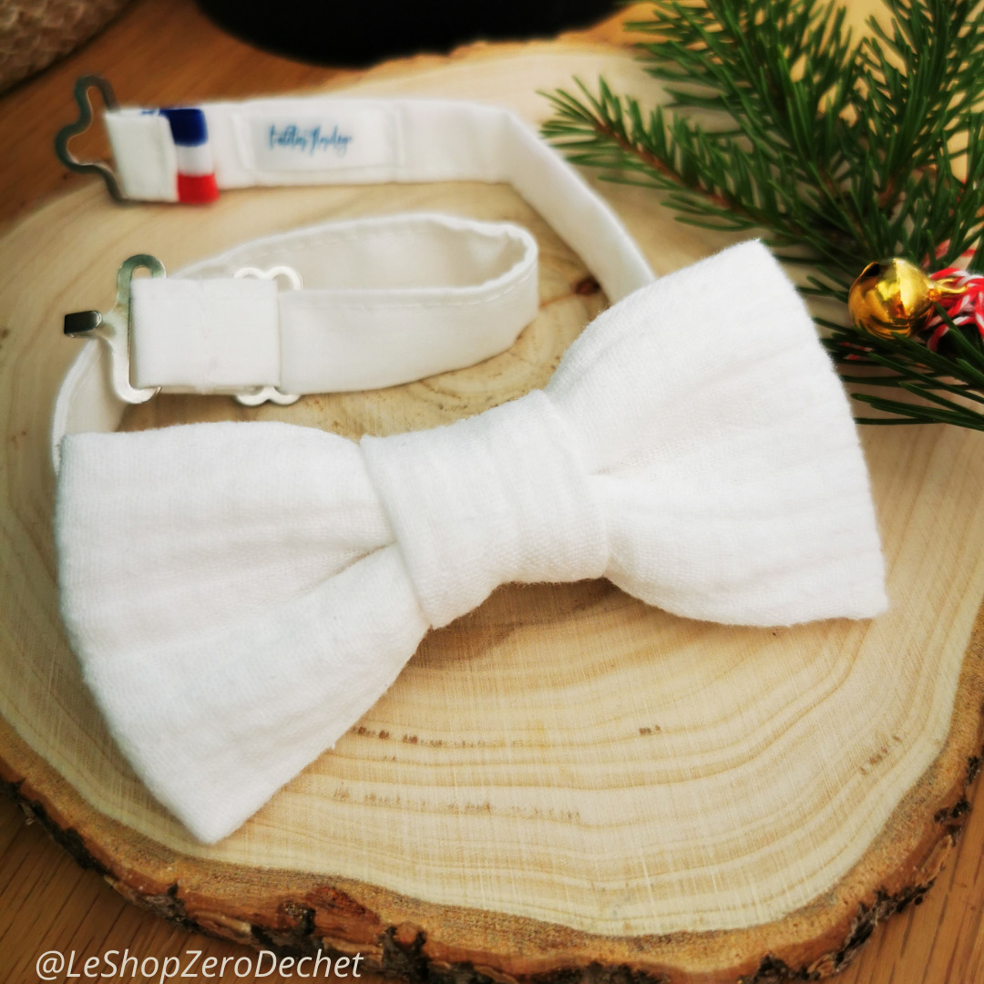 Noeud de Papillon Enfant - BLANC