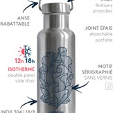 Gourde zéro déchet avec Anses - Gaspajoe - Inox  - 500 mL 2