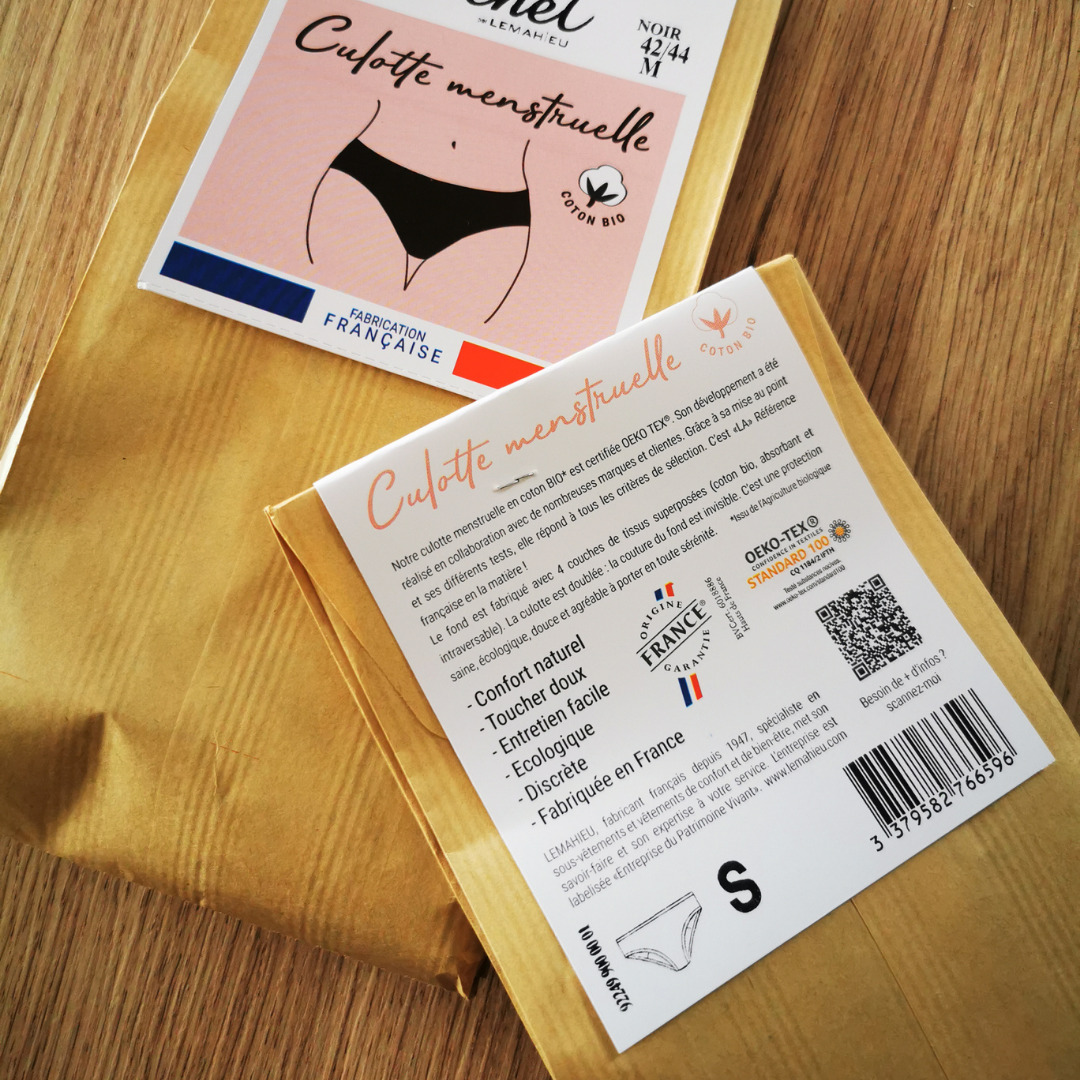 Culotte menstruelle , Taille 12 - 14 ans ( XXS) 3