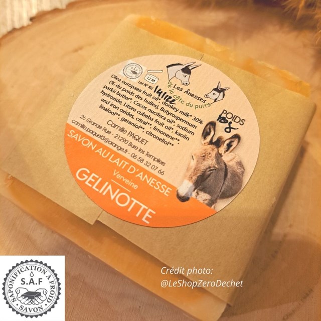 Savon au lait d’ânesse pour peau mixte à grasse 2