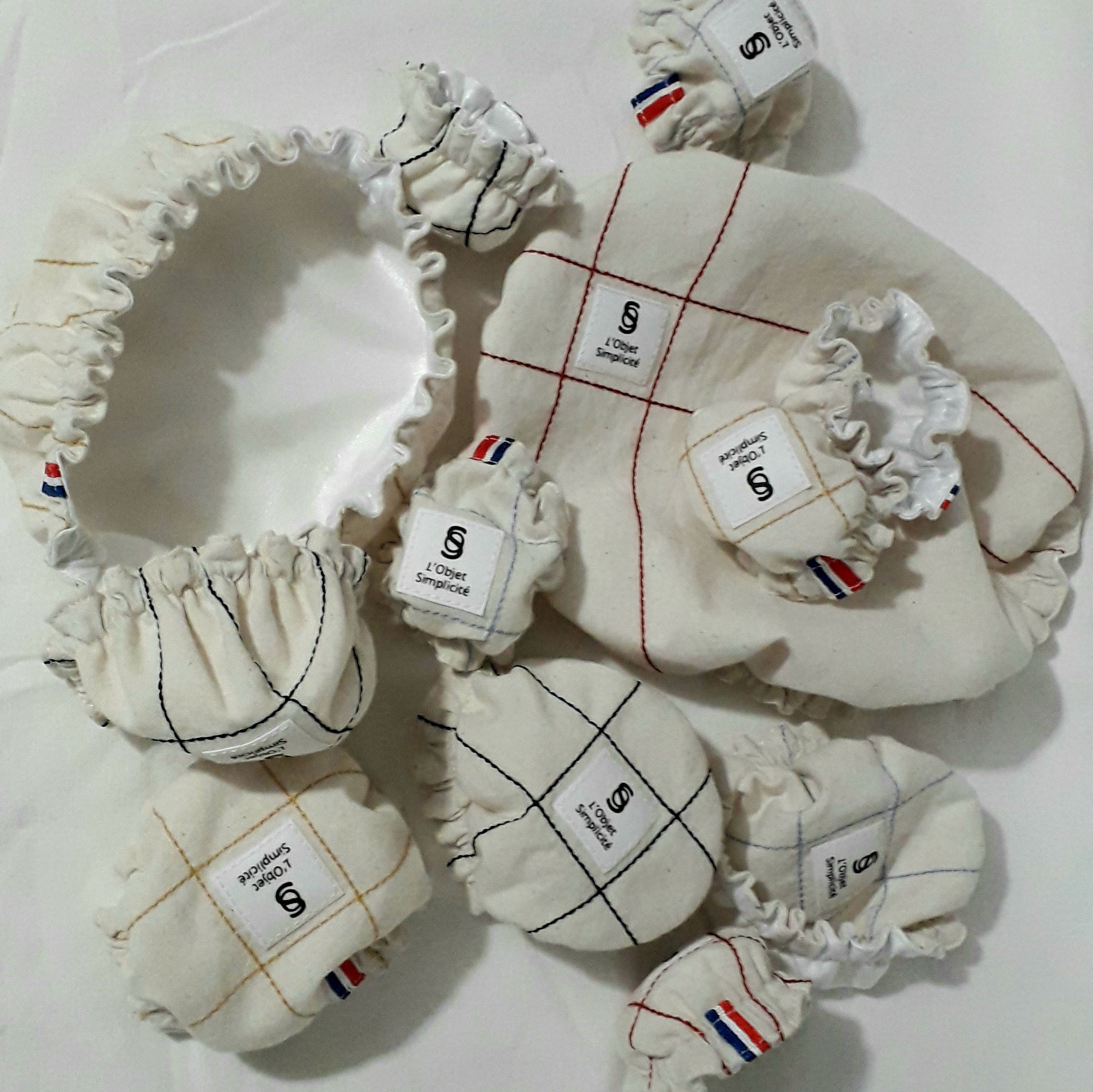 Couvre-plat / Rouge brodé 2