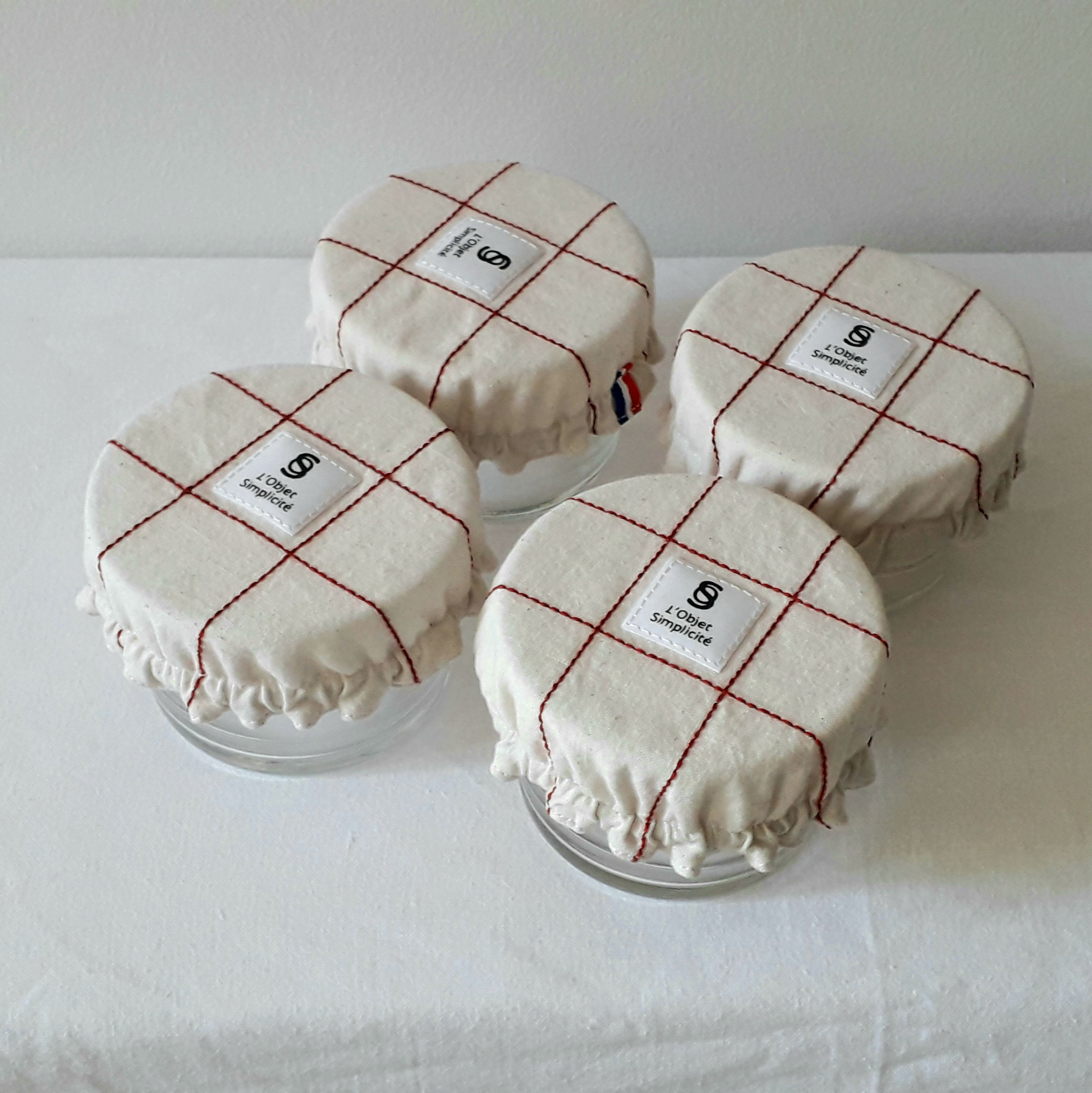 Couvre-plat / Rouge brodé 6