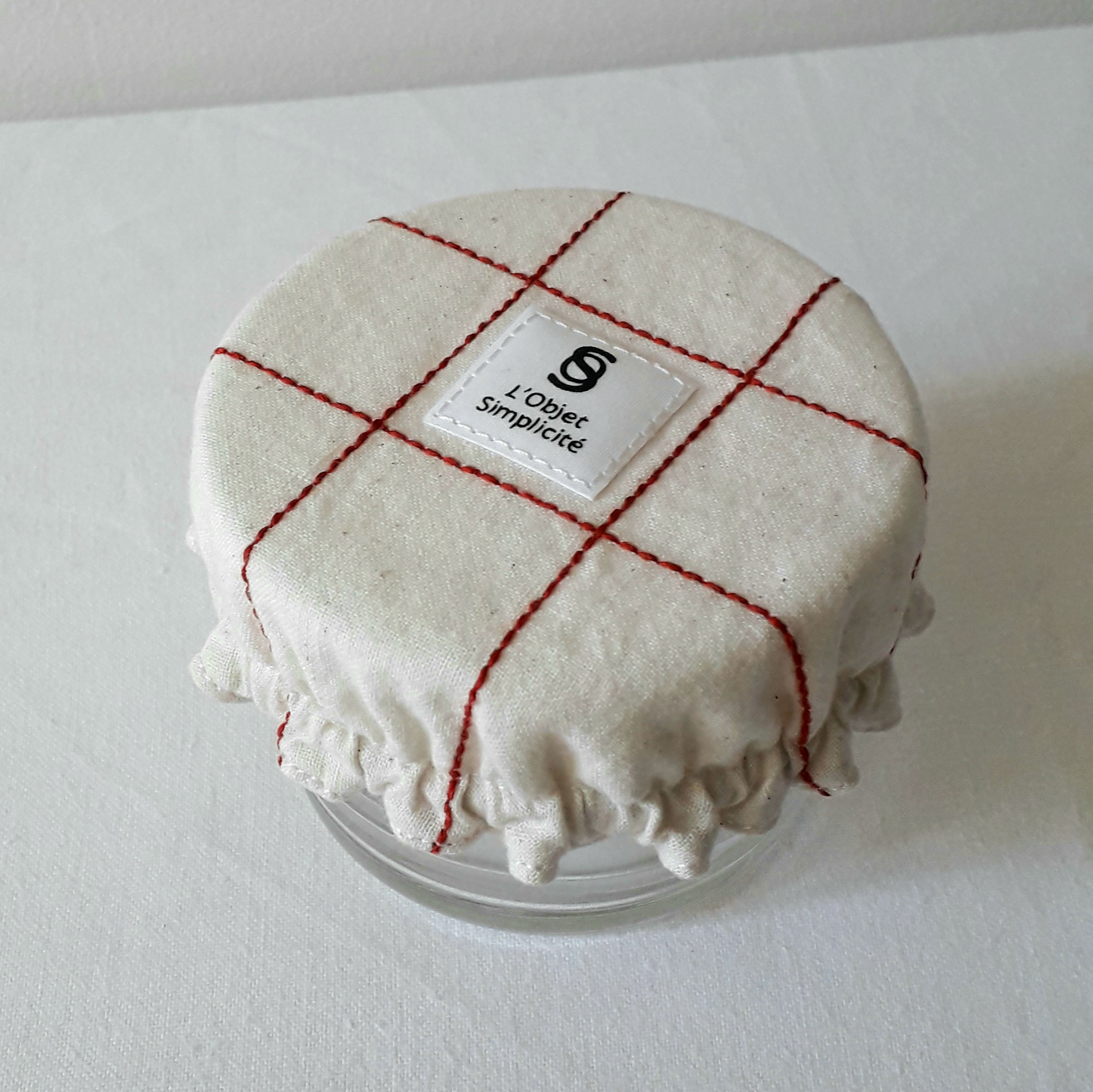 Couvre-plat / Rouge brodé 5