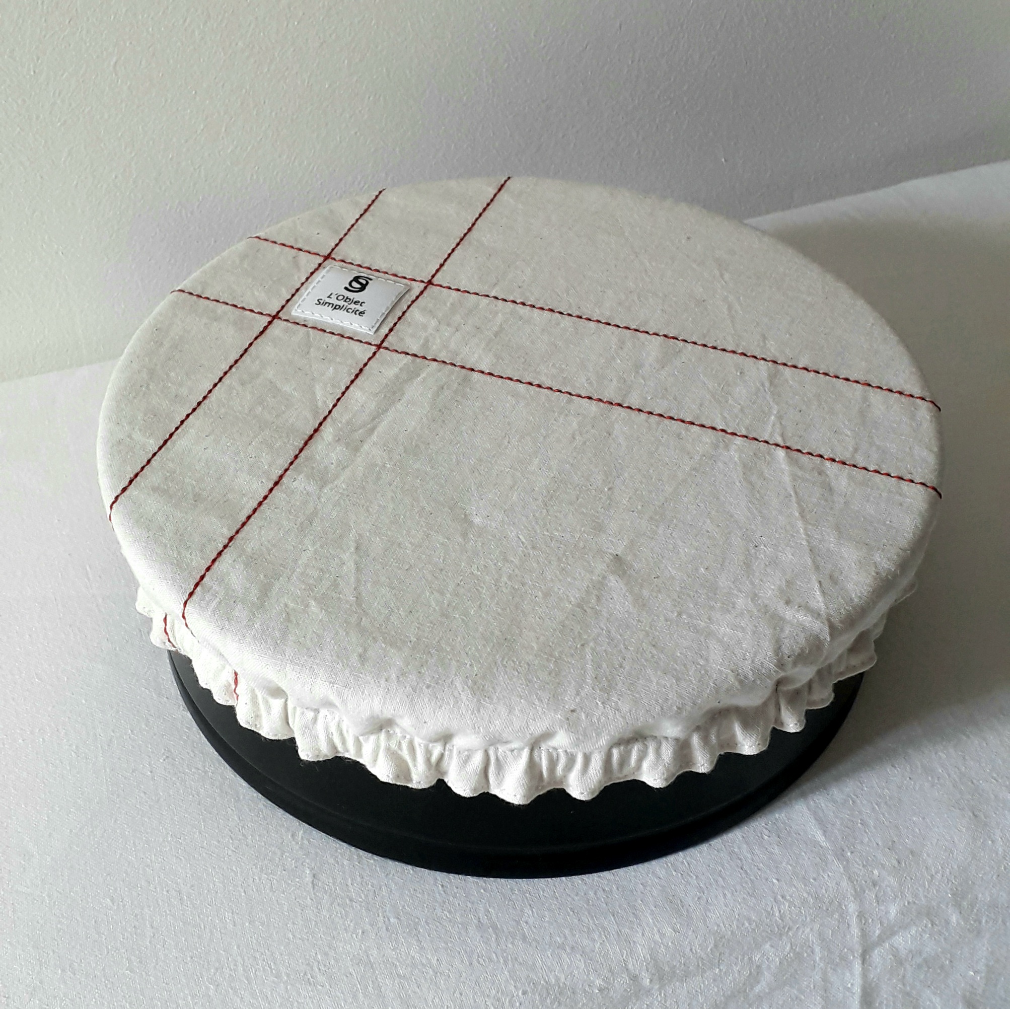 Couvre-plat / Rouge brodé 8