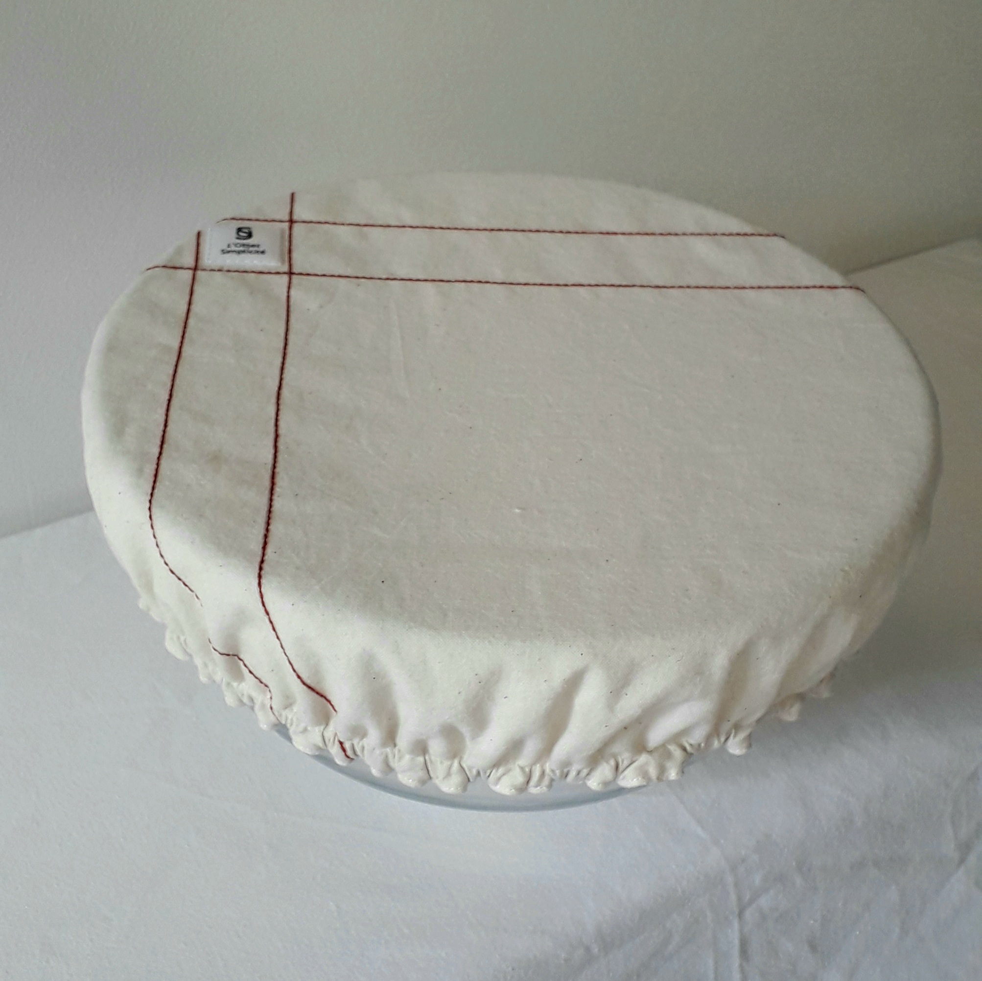 Couvre-plat / Rouge brodé 9