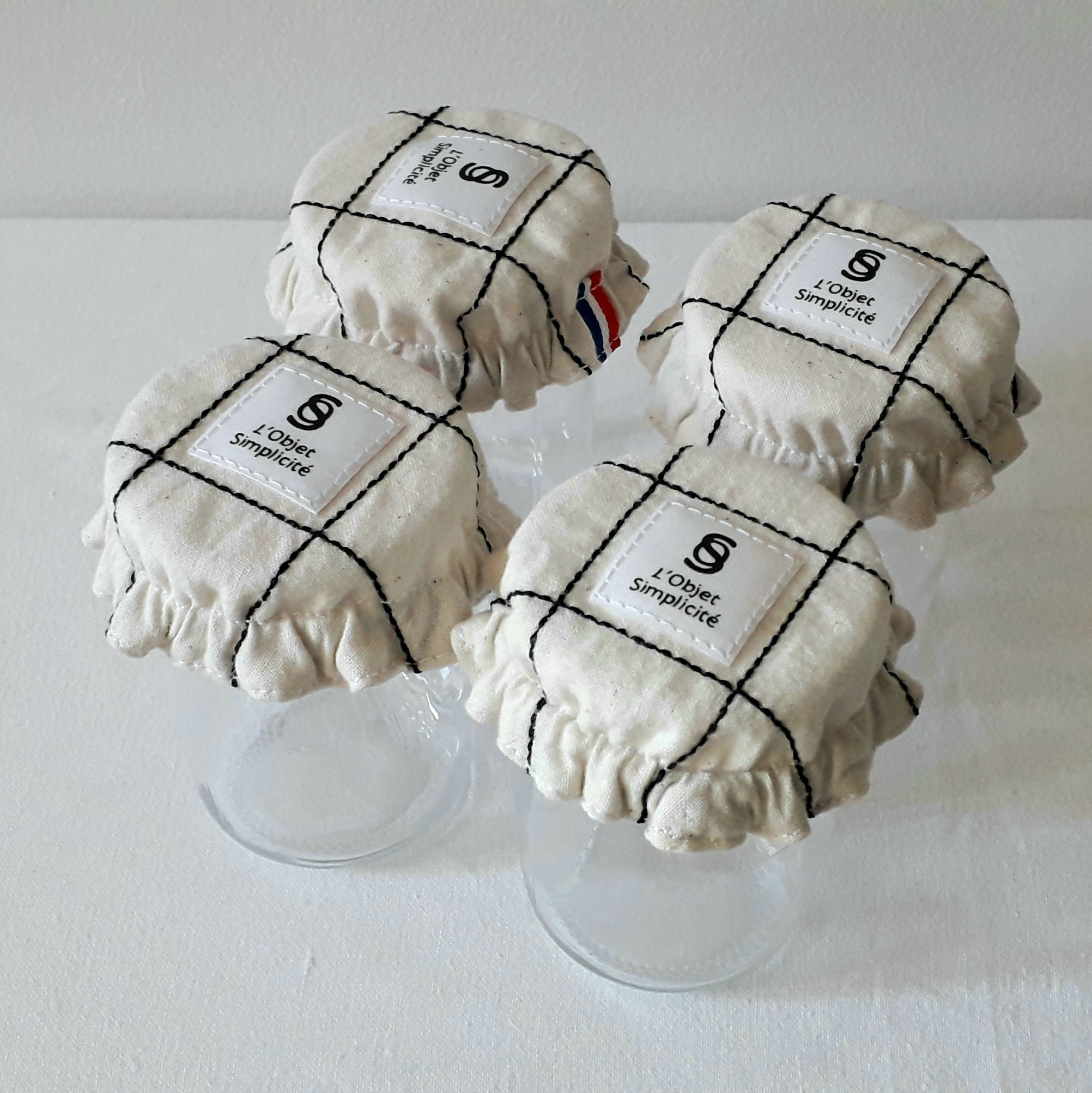 Couvre-plat / Noir brodé 5