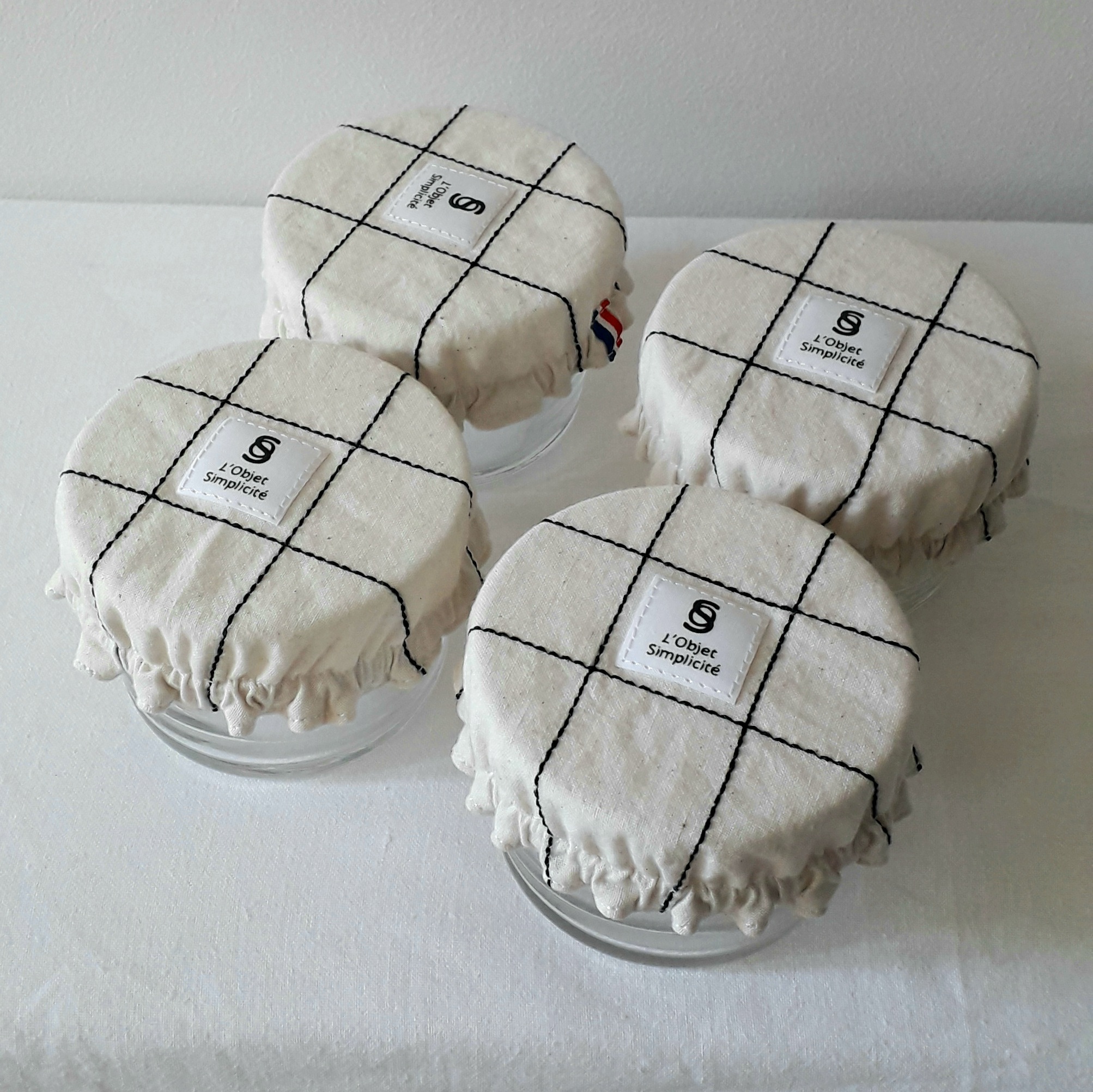 Couvre-plat / Noir brodé 7