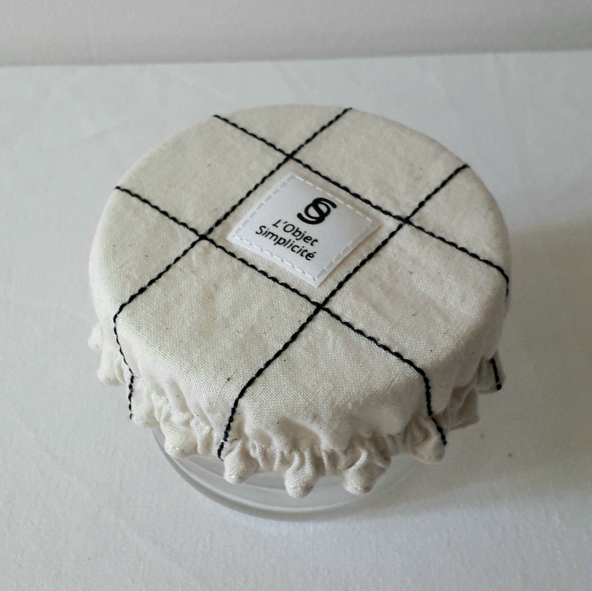 Couvre-plat / Noir brodé 6