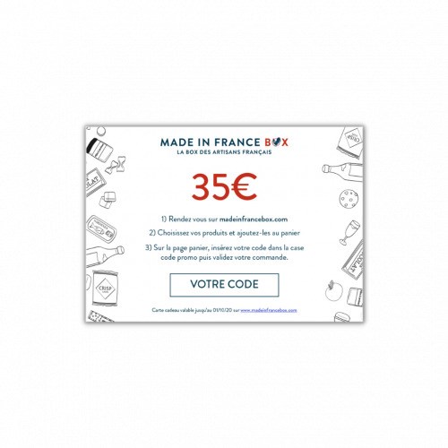 E-Carte Cadeau Made in France Box 35€ 2