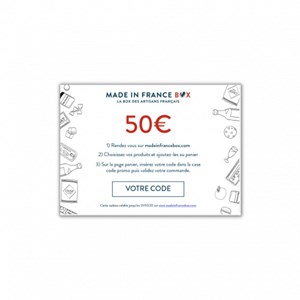 E-Carte Cadeau Made in France Box 50€