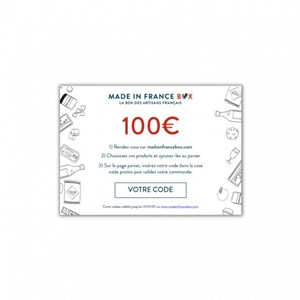 E-Carte Cadeau Made in France Box 100€
