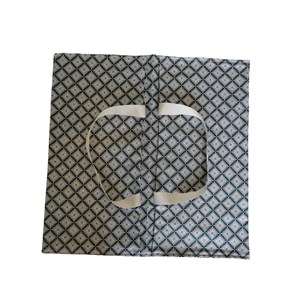 Sac à tarte en tissu - motifs éventails noirs