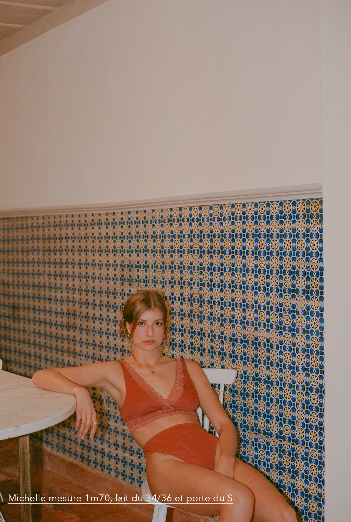 Culotte de maternité Jim - Terracotta 5