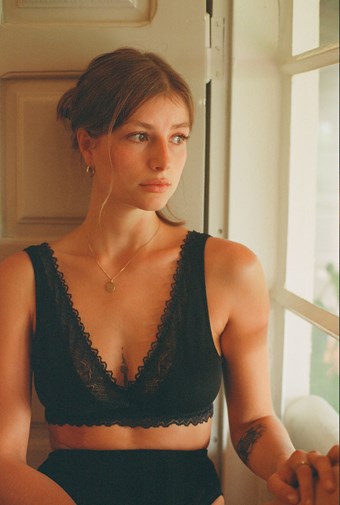 Soutien-gorge de maternité Jim - Noir