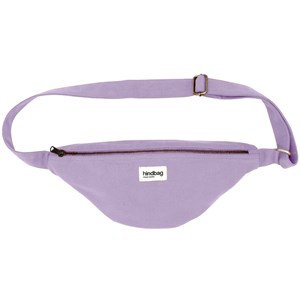 Sac banane L SASHA, lilas, coton bio
