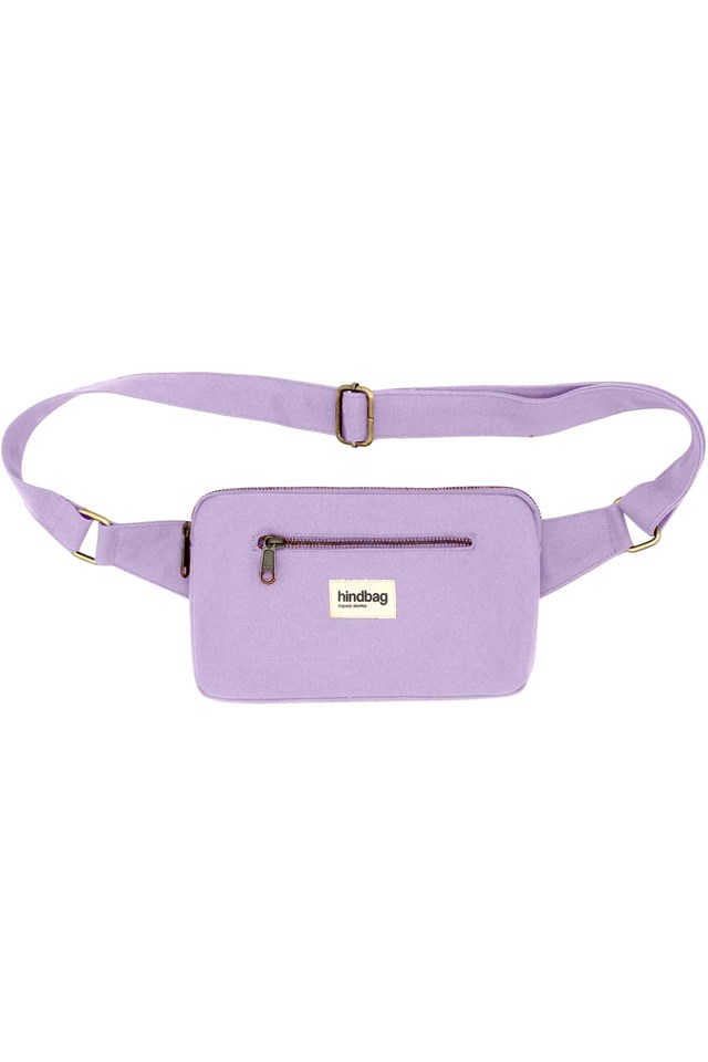 Sac banane HARRY, lilas, coton bio 2