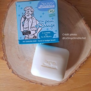 Savon de rasage zéro déchet pour homme