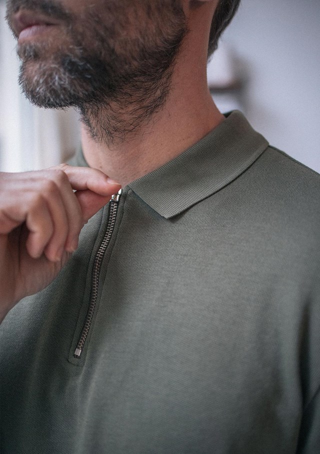 Polo RENAISSANCE - Coton bio - Recyclé - Col zippé 3