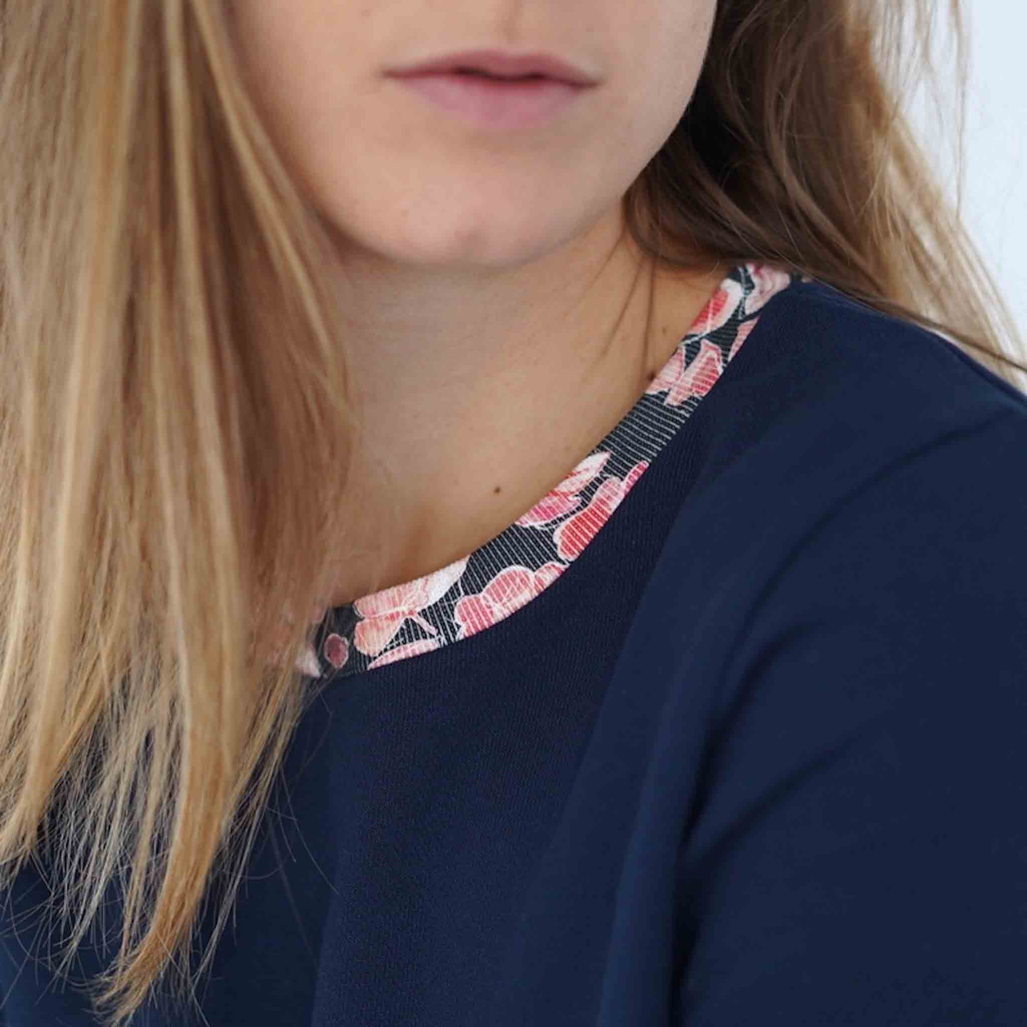 Nêge Paris - Sweatshirt femme Encore un Soir 100% coton bio certifié GOTS