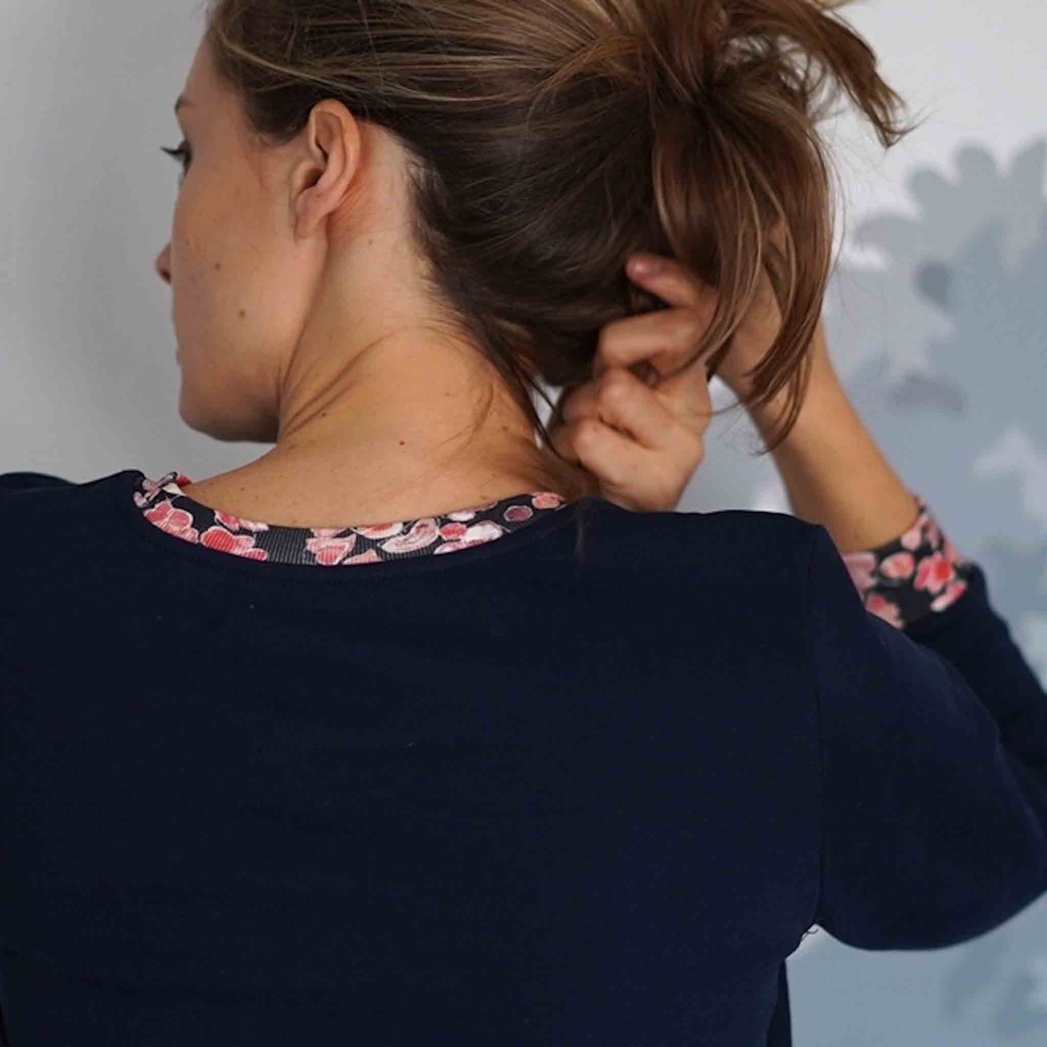 Nêge Paris - Sweatshirt femme Encore un Soir 100% coton bio certifié GOTS