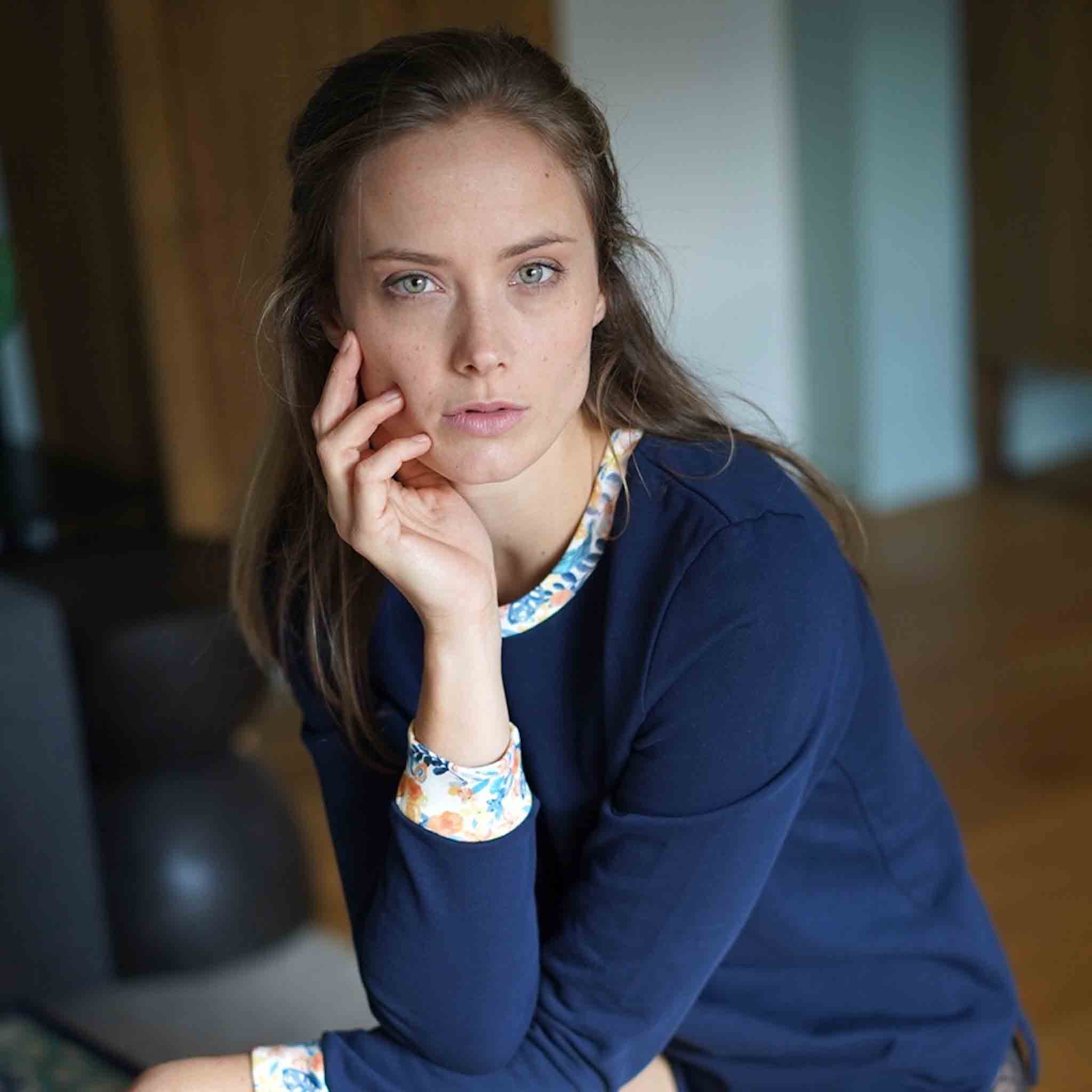 Nêge Paris - Sweatshirt femme Evasion Tropicale 100% coton bio certifié GOTS