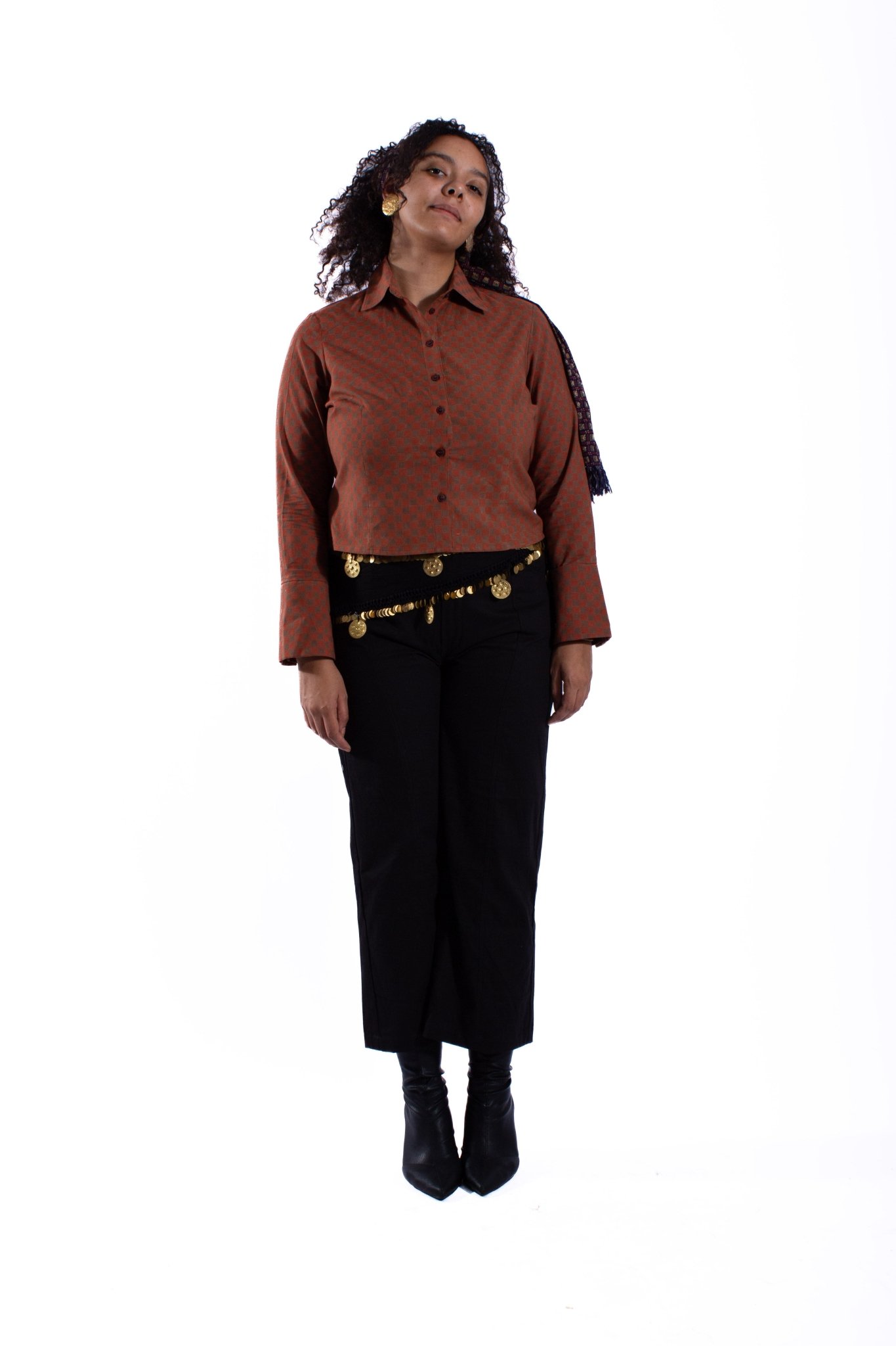 Chemise Bindu - Coton revalorisé - Imprimé Ajrack 3