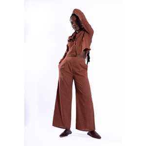 Pantalon SAGARA - Coton revalorisé - Imprimé Ajrack