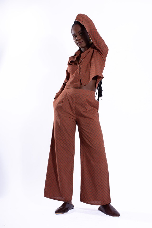 Pantalon SAGARA - Coton revalorisé - Imprimé Ajrack 4