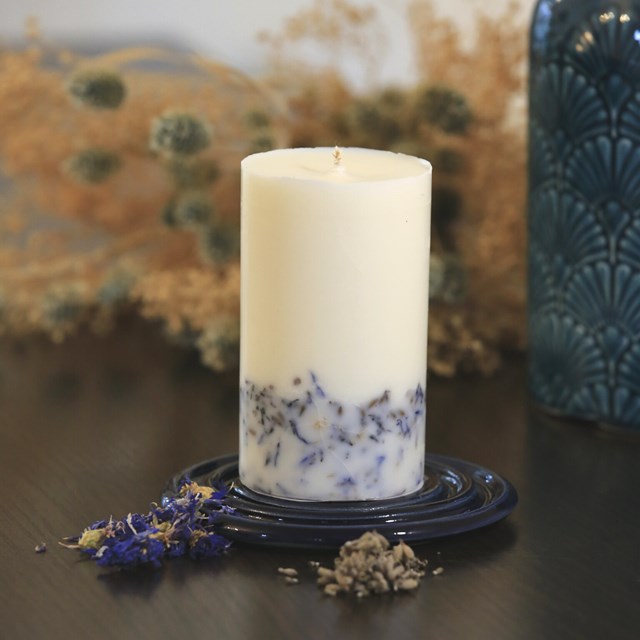 Bougie cylindrique "Envolée Céleste" Edelweiss 3