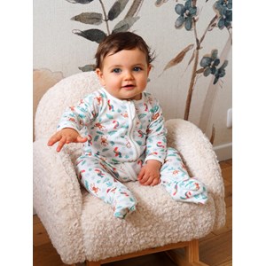 Pyjama pour bébé évolutif et à zip - 100% coton bio - collection Jungle