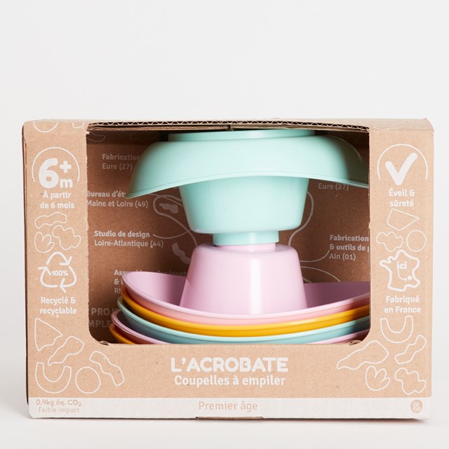 Le Jouet Simple – Coupelles de bain en plastique recyclé made in France 2
