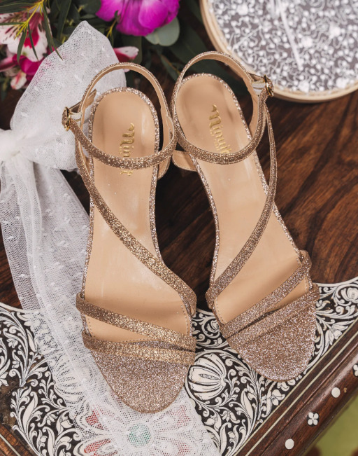 Sandales Joyau Paillettes Or Minuit sur terre sur Dream Act Dream Act
