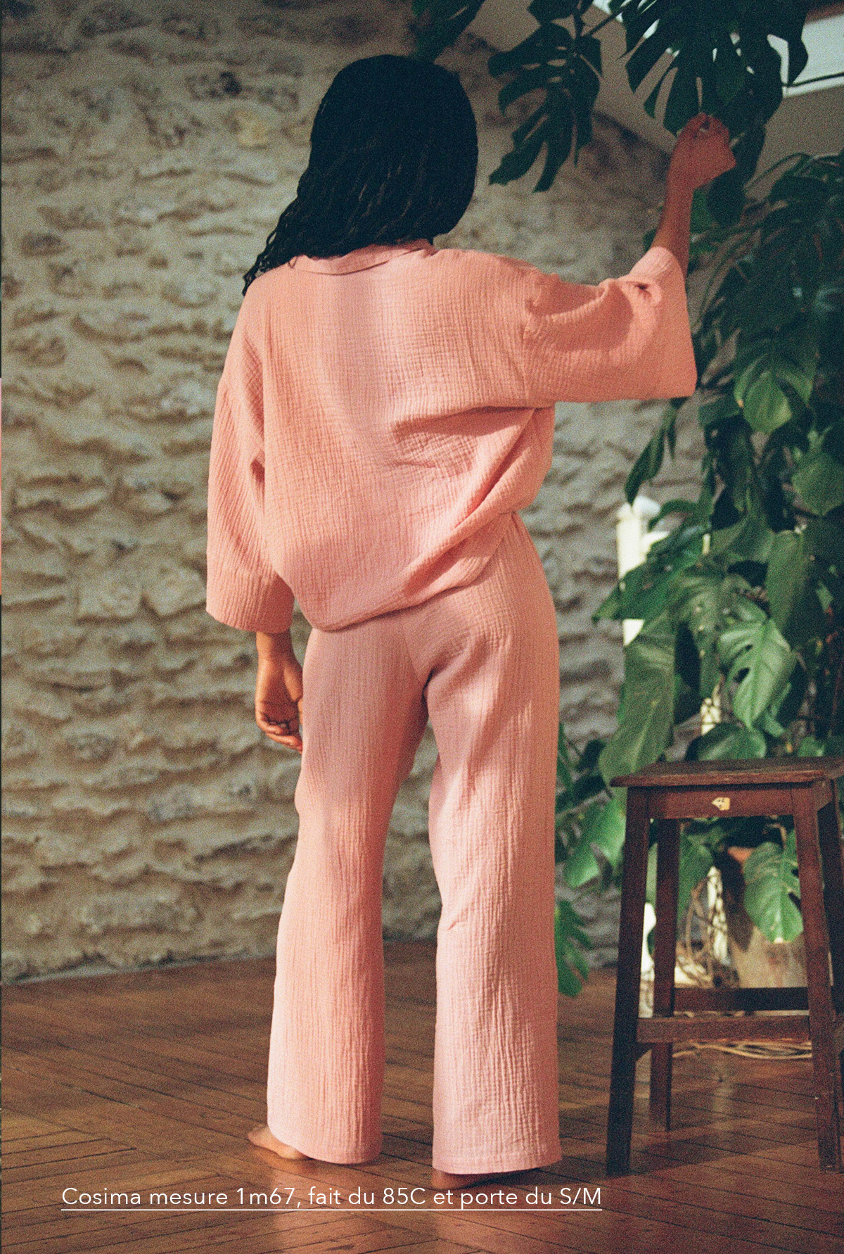 Chemise Mimosa - Rose thé 4