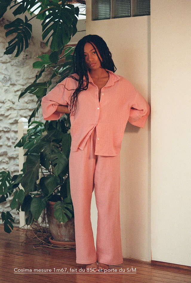 Chemise Mimosa - Rose thé 3