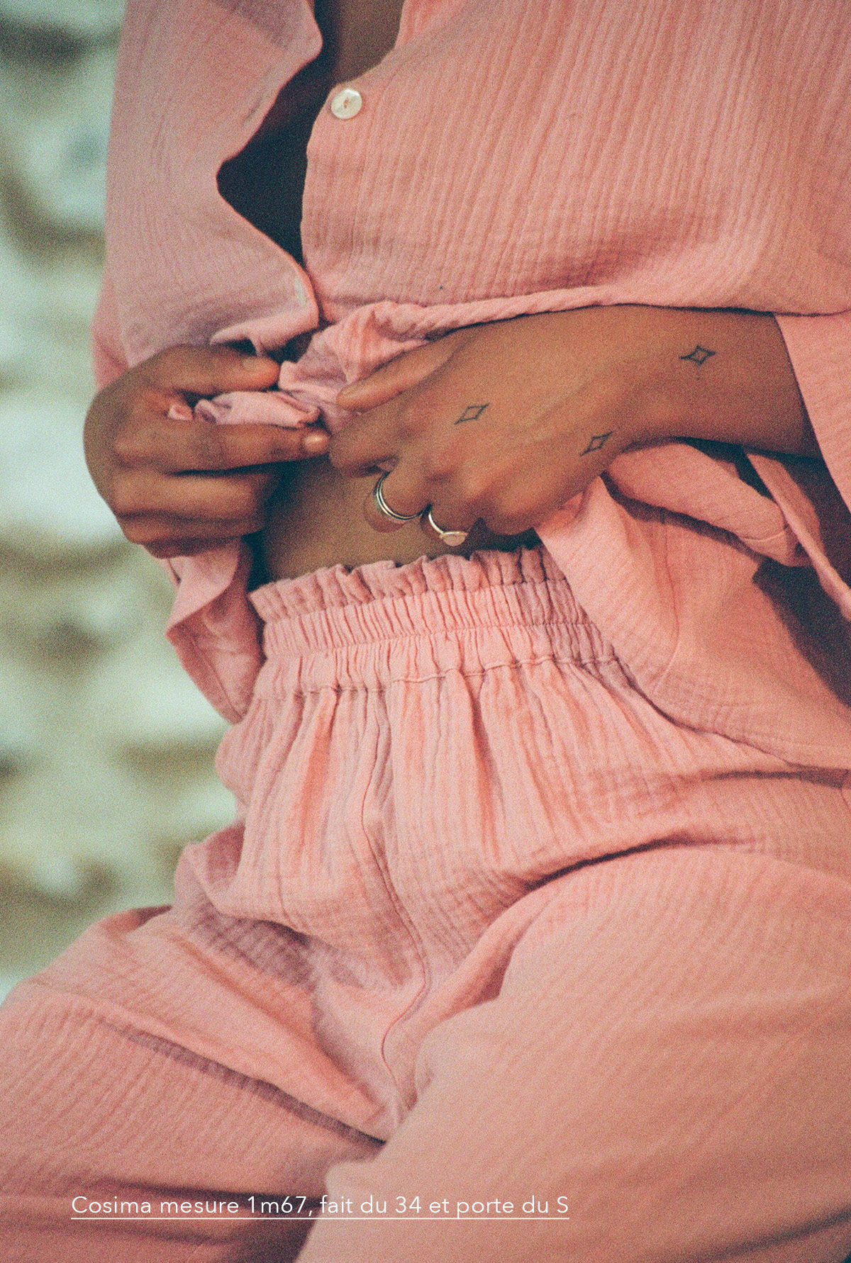 Pantalon Mimosa - Rose Thé 3