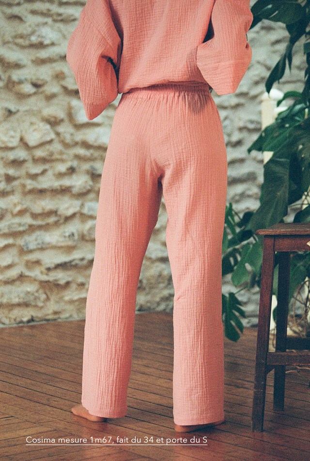 Pantalon Mimosa - Rose Thé 4
