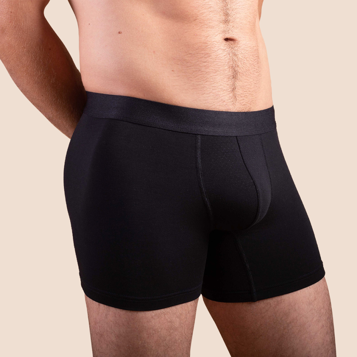 Boxer sport en tencel noir pour hommes