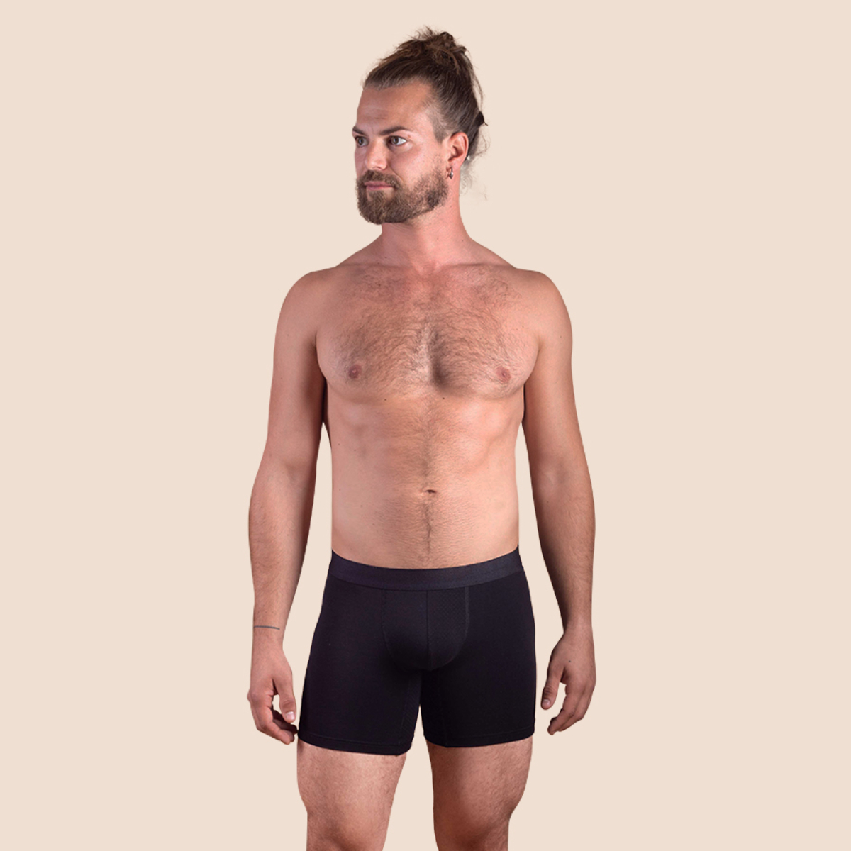 Petrone Boxer sport mi long homme noir Dream Act