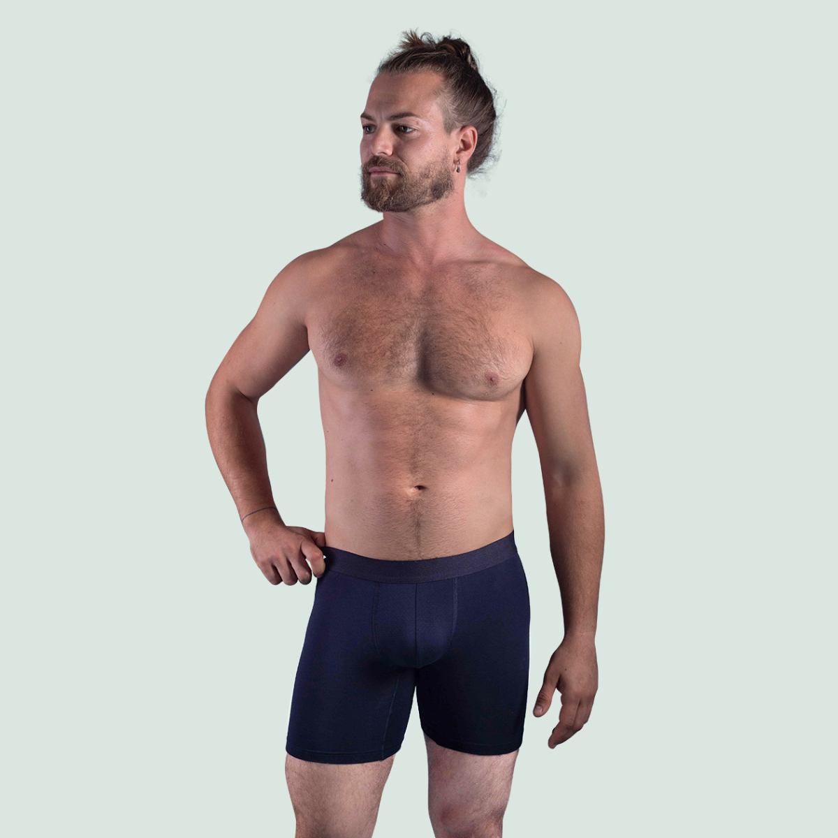 Boxer sport mi-long bleu marine - pack de 2 boxers 4