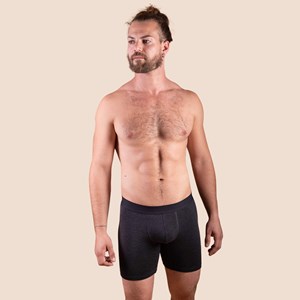 Boxer sport mi-long gris anthracite - pack de 2 boxers