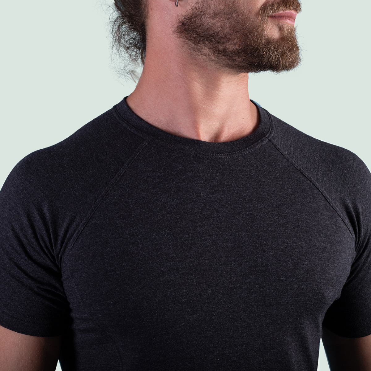 T-shirt sport gris anthracite 2