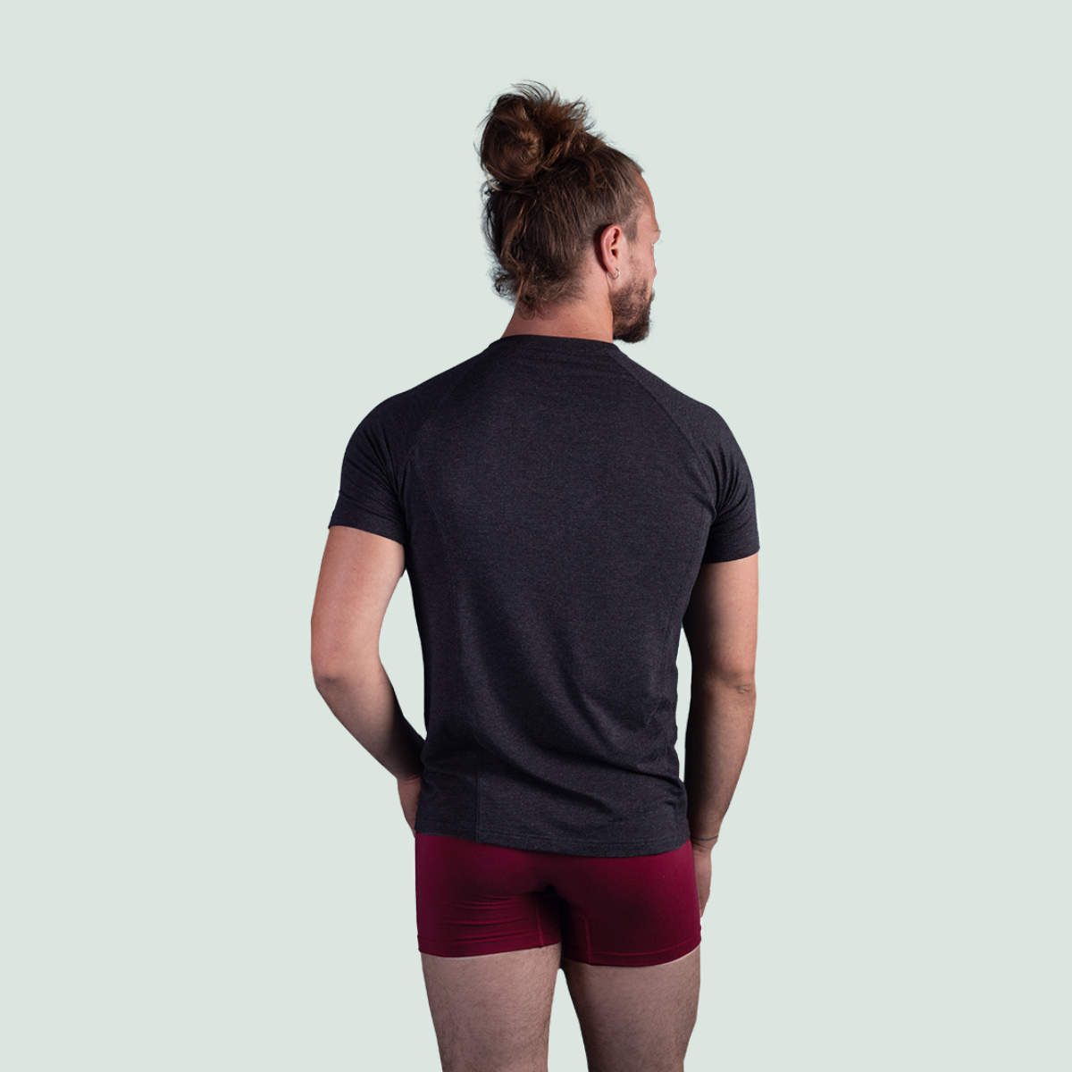 T-shirt sport gris anthracite 3