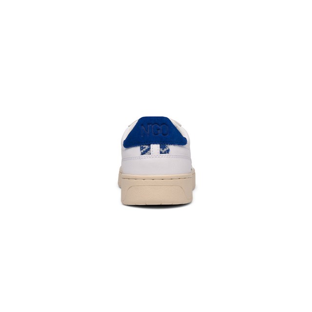 Sneakers rétro en cuir blanc - N’go 4