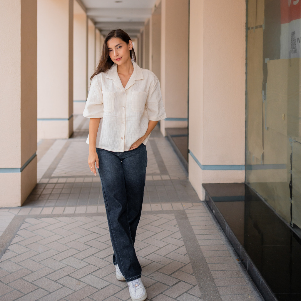 Chemise Gaze de coton manches courtes 4