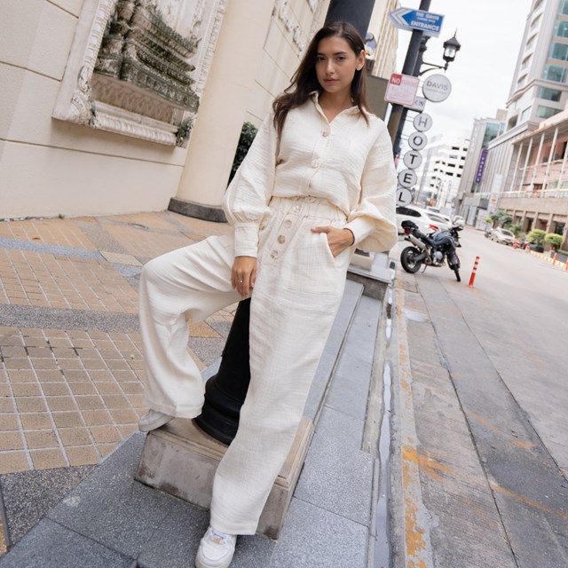 Pantalon Mindy Gaze de coton 3