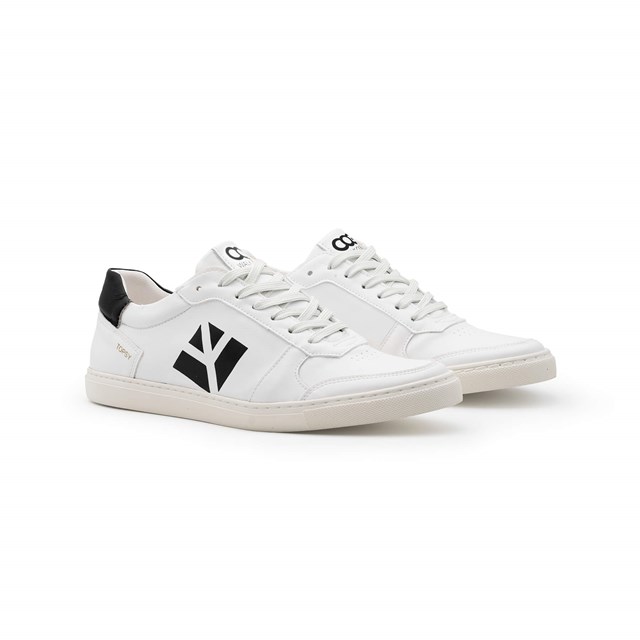 Sneaker vegan végétale Blanc / Noir TOPSY Femme 3